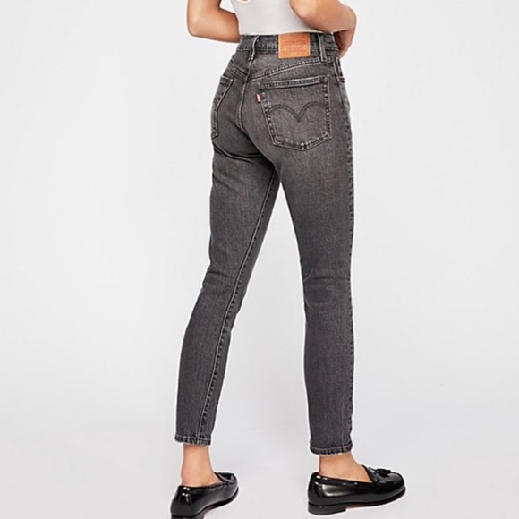 levis 501 skinny coal black